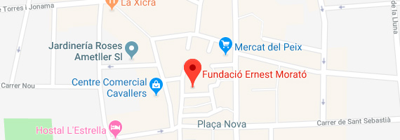 Mapa ubicació Fundació Ernest Morató